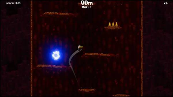 Персонаж Jump Challenge! в процессе выполнения задания