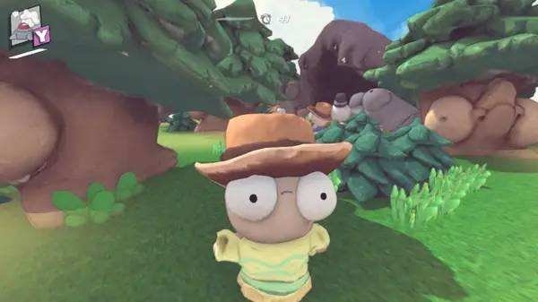 Персонаж Just Act Natural в процессе выполнения задания