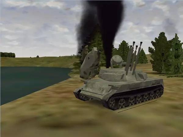 Персонаж KA-52 Team Alligator в процессе выполнения задания