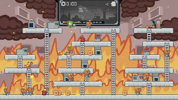 Персонаж Kaiju Control Force в процессе выполнения задания