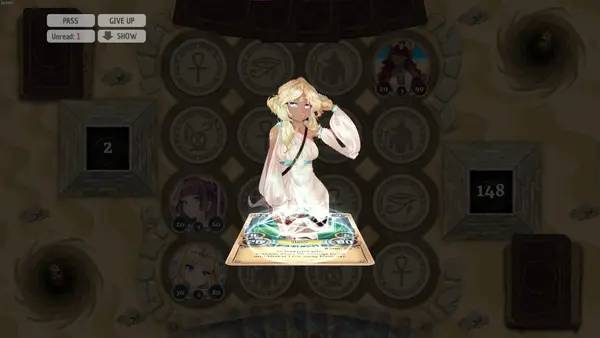 Персонаж Kamigami Clash of the Gods в процессе выполнения задания