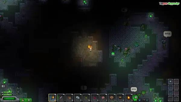 Персонаж Keplerth Another World в процессе выполнения задания