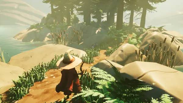 Персонаж Kinoko в процессе выполнения задания