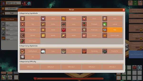 Персонаж Kitchen Crisis в процессе выполнения задания