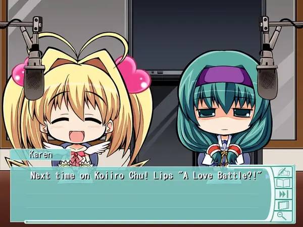 Персонаж Koi iro Chu! Lips в процессе выполнения задания