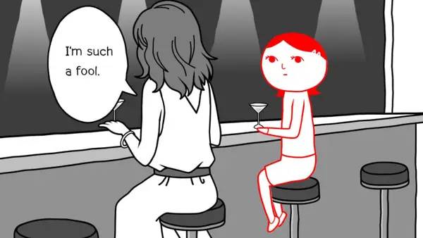 Персонаж KUUKIYOMI 3  Consider It More and More!! - Father to Son в процессе выполнения задания