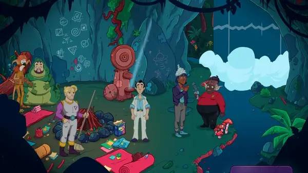 Персонаж Leisure Suit Larry - Wet Dreams Dry Twice в процессе выполнения задания