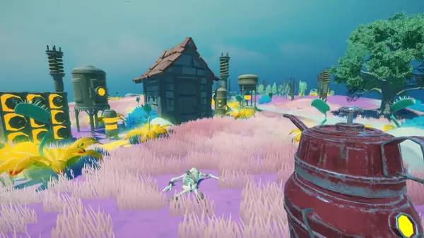 Персонаж Lighthouse Keeper (2023) в процессе выполнения задания