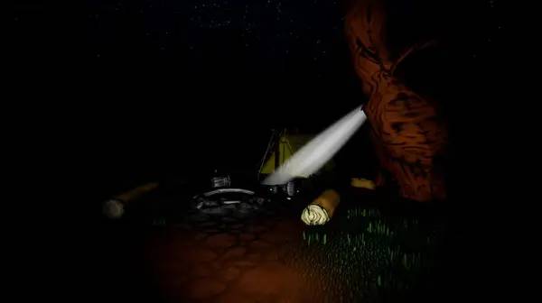 Персонаж Lil' Horror Stories  The Camp Fire в процессе выполнения задания