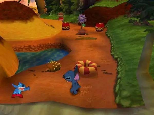 Персонаж Lilo and Stitch Trouble in Pradise в процессе выполнения задания