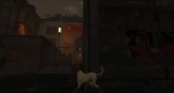 Персонаж Little Barker - Kudryavka в процессе выполнения задания