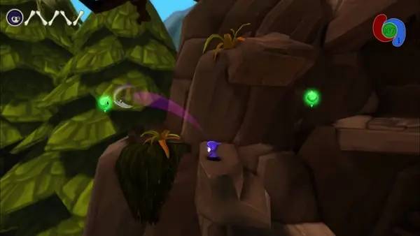 Персонаж Little Reaper в процессе выполнения задания