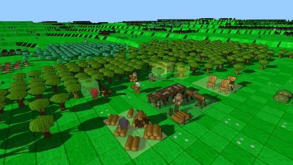 Персонаж Lord of Dwarves в процессе выполнения задания