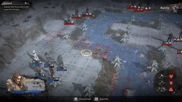 Персонаж Lost Eidolons Veil of the Witch в процессе выполнения задания