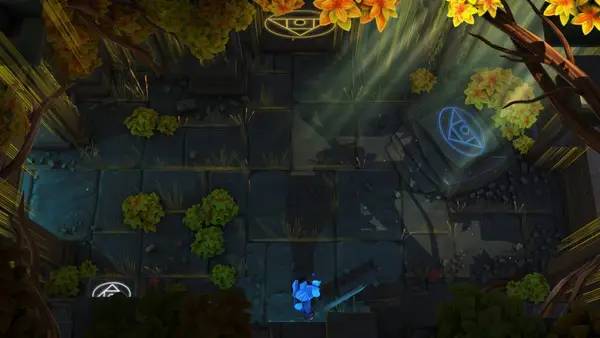 Персонаж Lost God в процессе выполнения задания