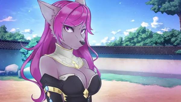 Персонаж Lovely Overseer - Dating Sim в процессе выполнения задания