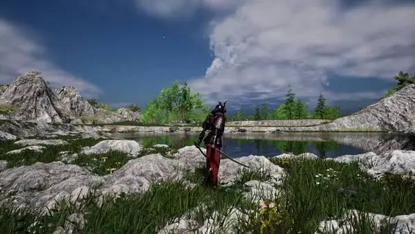 Персонаж LunaQuest в процессе выполнения задания