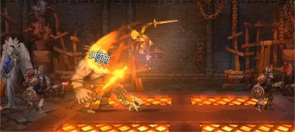 Персонаж Magia X в процессе выполнения задания