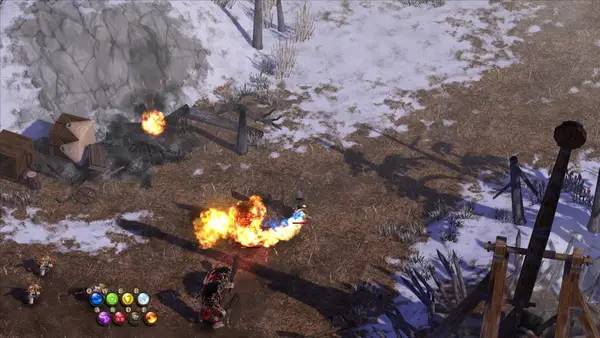 Персонаж Magicka в процессе выполнения задания