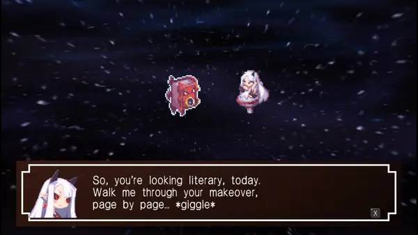 Персонаж Makai Kingdom Reclaimed and Rebound в процессе выполнения задания