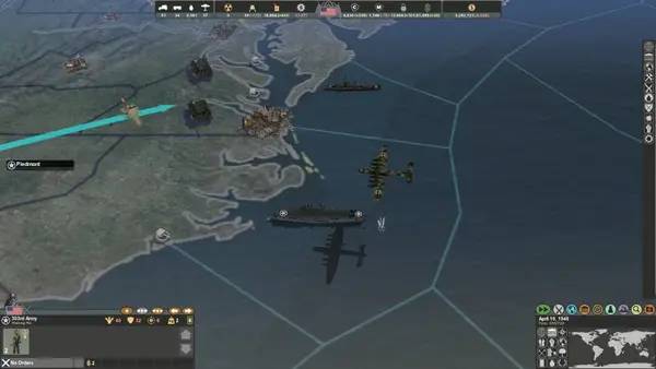 Персонаж Making History  The Second World War в процессе выполнения задания