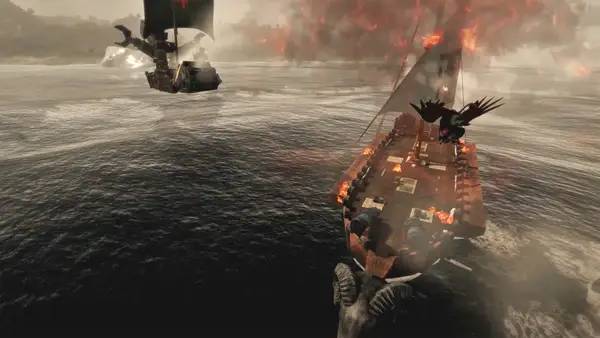 Персонаж Man O' War  Corsair - Warhammer Naval Battles в процессе выполнения задания