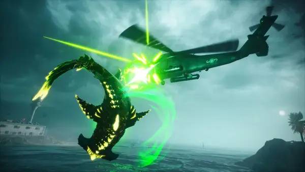 Персонаж Maneater Truth Quest в процессе выполнения задания