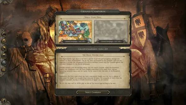 Персонаж Medieval Kingdoms Total War (Attila Version) в процессе выполнения задания