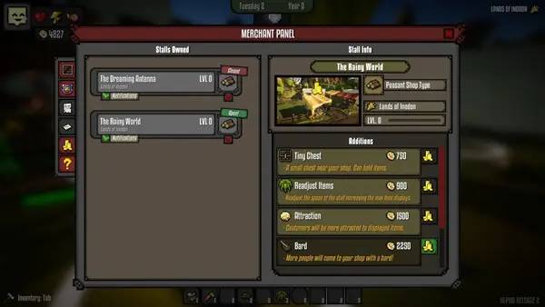 Персонаж Medieval Shopkeeper Simulator в процессе выполнения задания