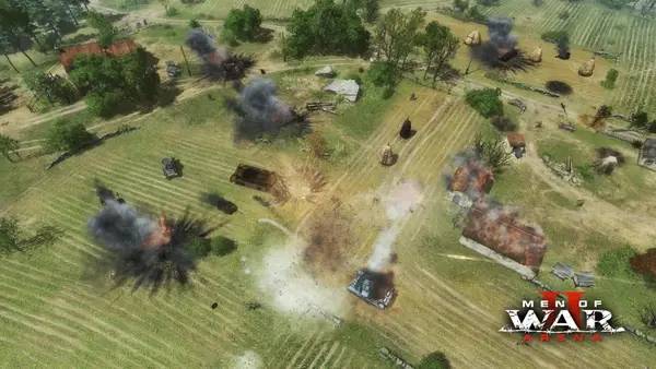 Персонаж Men of War 2 Arena в процессе выполнения задания