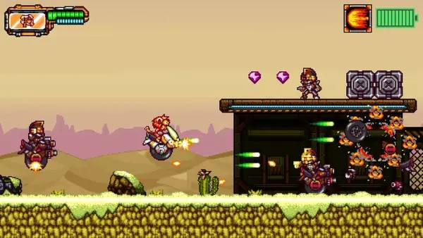 Персонаж Metaloid Origin в процессе выполнения задания