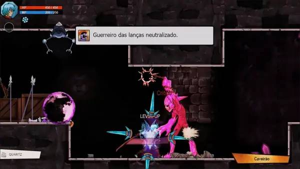 Персонаж Metamorfose S в процессе выполнения задания