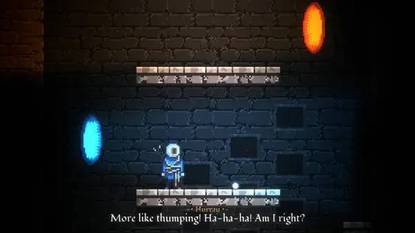 Персонаж Mighty Fling в процессе выполнения задания