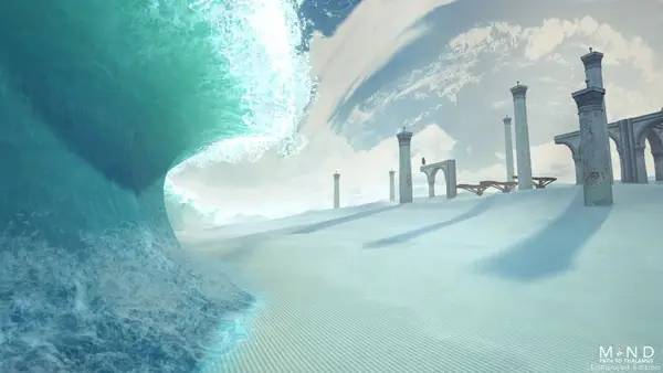 Персонаж MIND Path to Thalamus Enhanced Edition в процессе выполнения задания