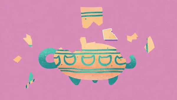 Персонаж Mizi NO! в процессе выполнения задания