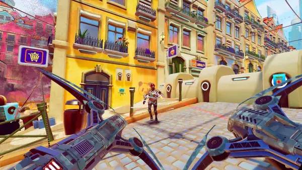 Персонаж Monster Showdown в процессе выполнения задания