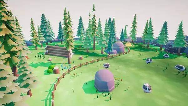 Персонаж Moo Moo Move в процессе выполнения задания