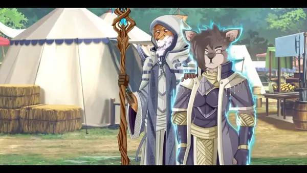 Персонаж MoonFire A Seeker's Saga в процессе выполнения задания