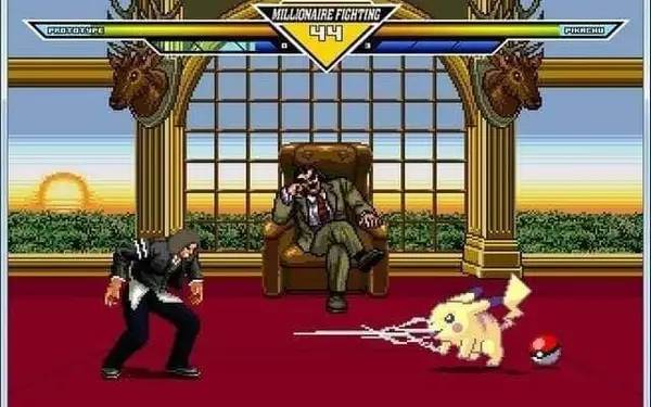 Персонаж Mortal Kombat M.U.G.E.N Revolution в процессе выполнения задания