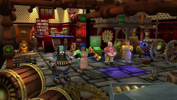 Персонаж Mortals and Monsters Blood Orc в процессе выполнения задания