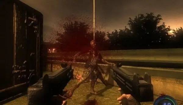 Персонаж Москва и мертвецы в процессе выполнения задания