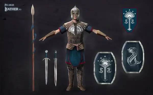 Персонаж Mount & Blade 2  Bannerlord - Kingdoms of Arda в процессе выполнения задания