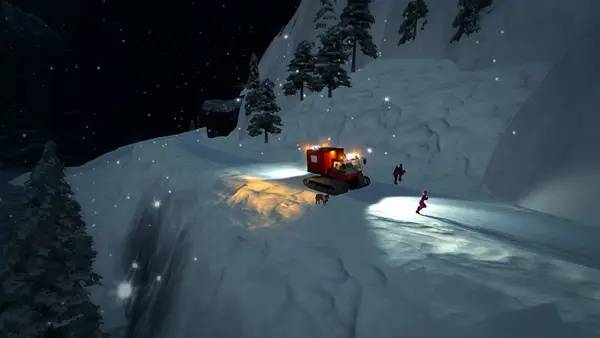 Персонаж Mountain Rescue Simulator в процессе выполнения задания