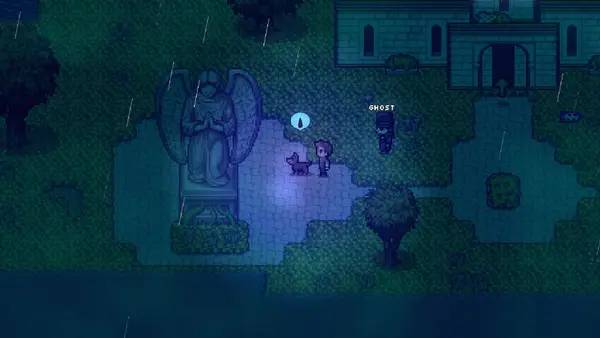 Персонаж Murder Is Game Over The Blackinton Curse в процессе выполнения задания