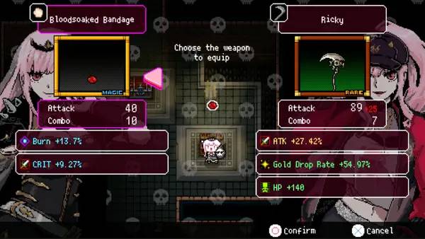 Персонаж MYRIAD DEATH в процессе выполнения задания