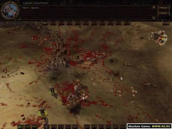 Персонаж Myth 3 The Wolf Age в процессе выполнения задания