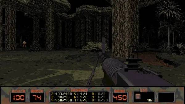 Персонаж NAM в процессе выполнения задания