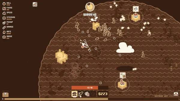 Персонаж Nautical Survival в процессе выполнения задания