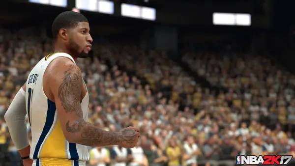 Персонаж NBA 2K17 в процессе выполнения задания
