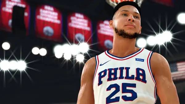 Персонаж NBA 2K19 в процессе выполнения задания
